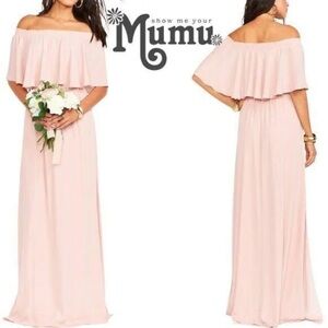 Show Me Your Mumu Hacienda Maxi Dress size small